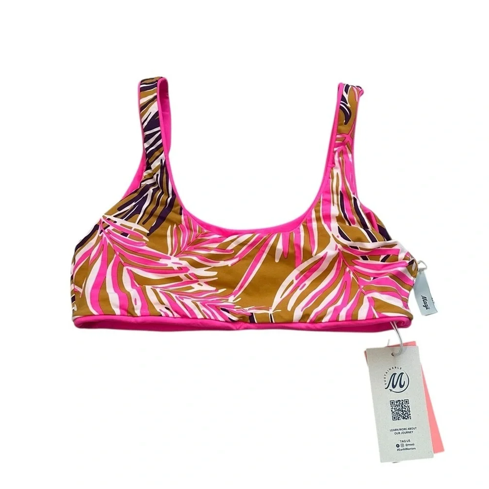 Maaji Girl’s Bikini Tops Bundle Colorful Reversible Beach Vacation Size 14 New